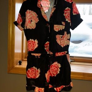 Victoria’s Secret Satin Pajama Romper